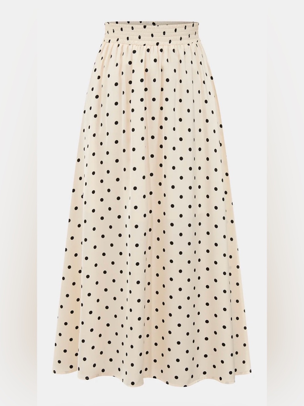 Commense Two-Piece Set - Cream with Black Polka Dots - Picture 5 of 12